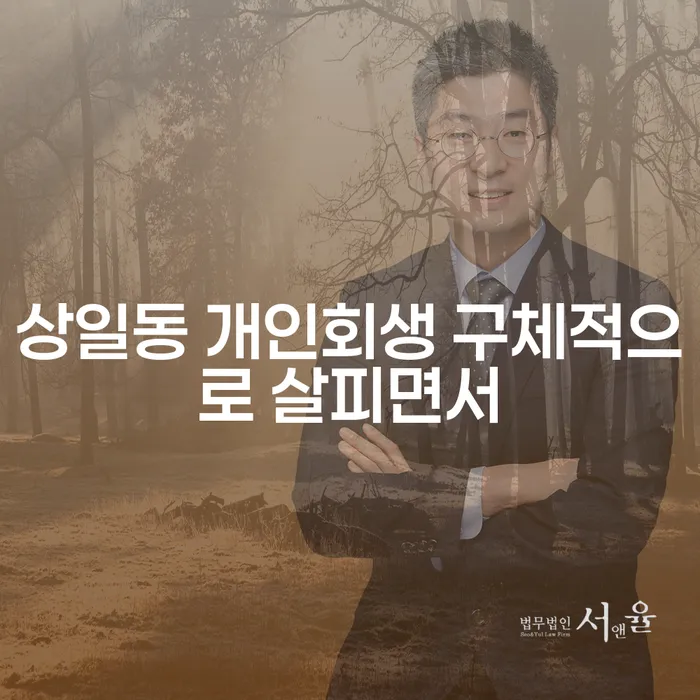 상일동 개인회생 구체적으로 살피면서