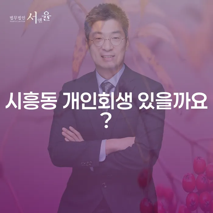 시흥동 개인회생 있을까요?
