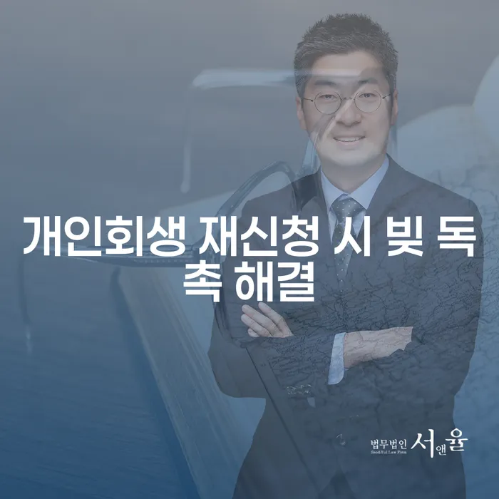 개인회생 재신청 시 빚 독촉을 어떻게 해결할 수 있을까요?
