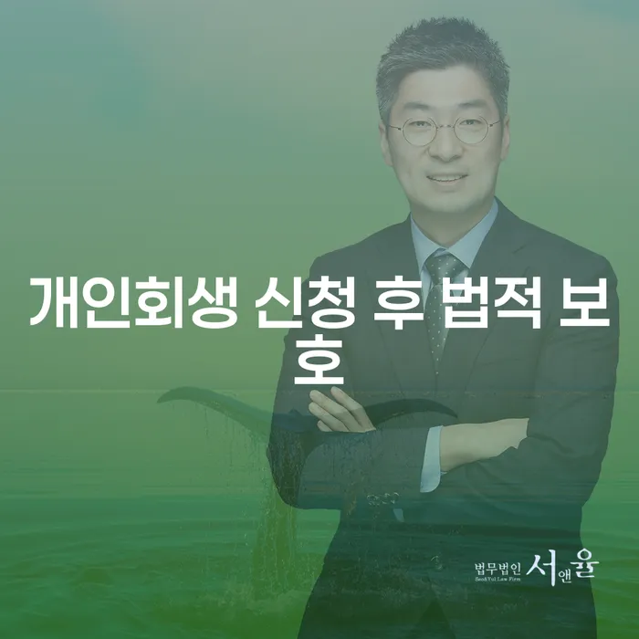 개인회생 신청 후 법적 보호란 무엇인가요?